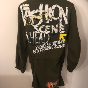 ZARA denim coat parka